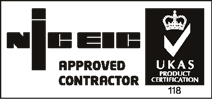 niceic ukas logo acreditation 118 image